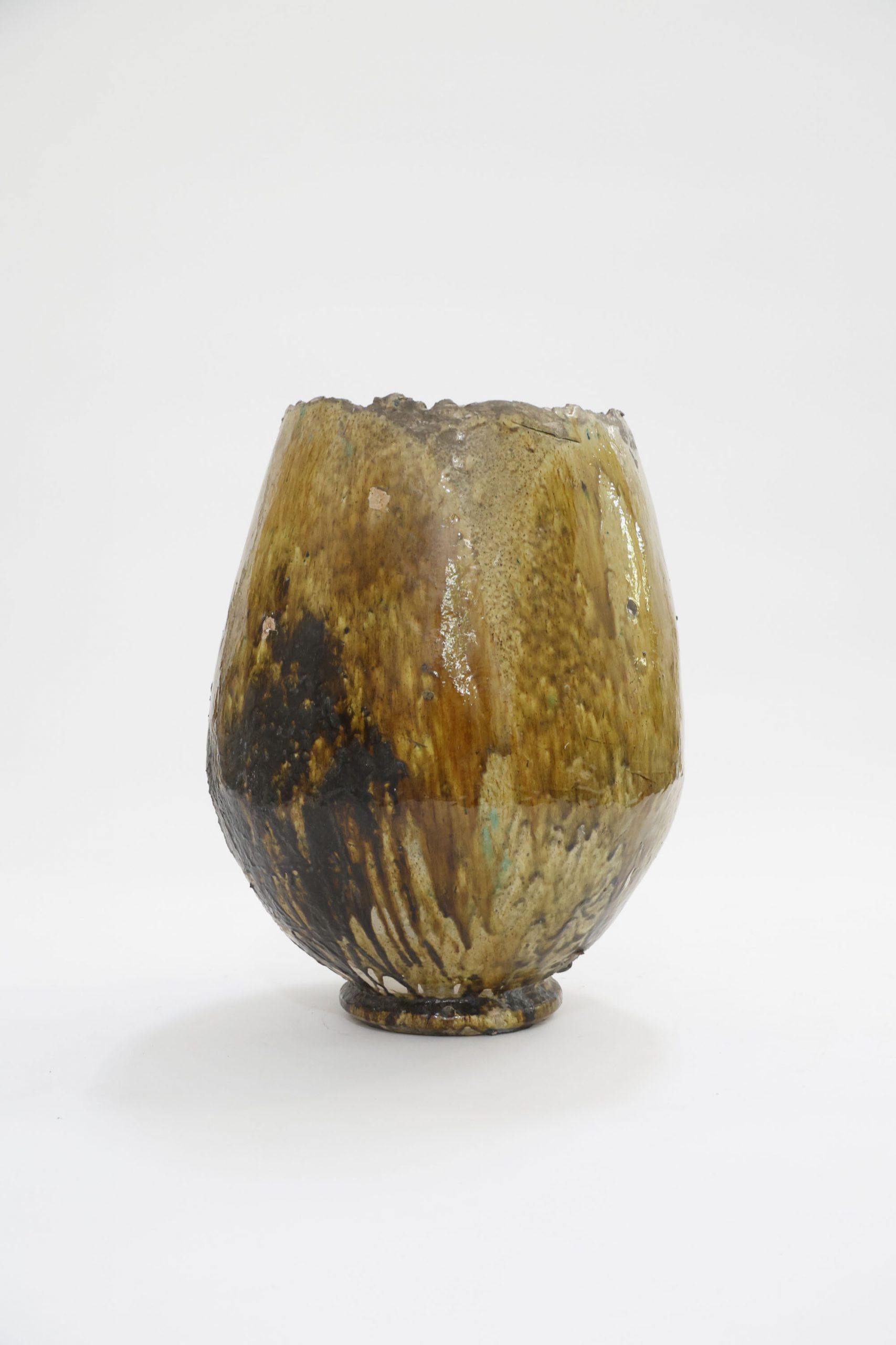 LARGE OCHRE TAMEGROUTE POT-image