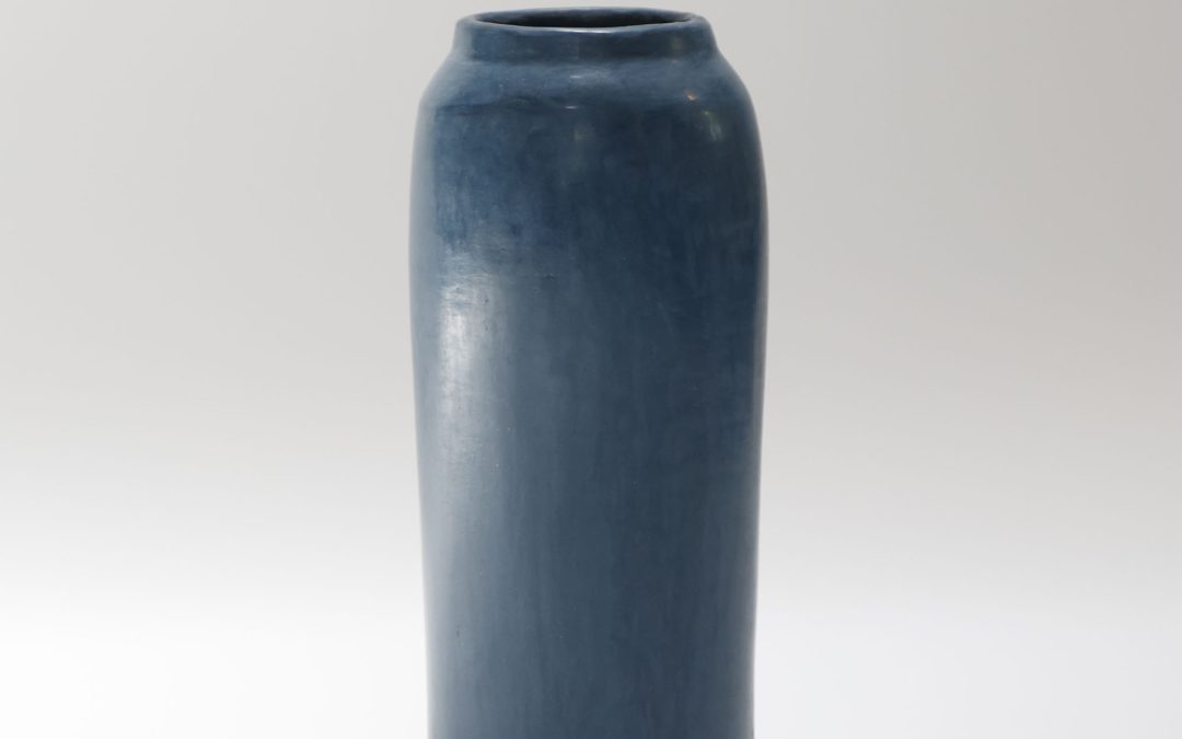 Blue Tadelakt Vase